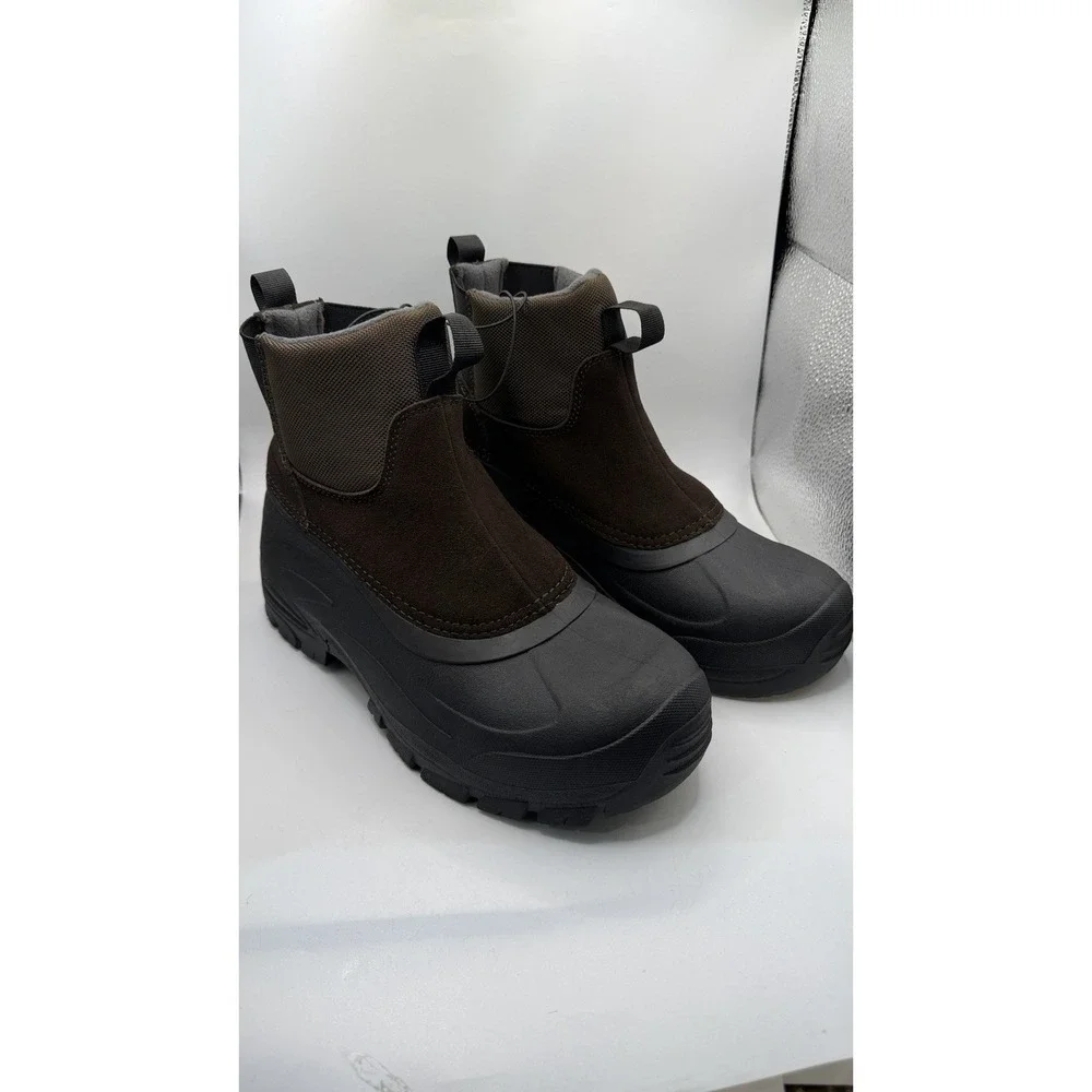 Staheekum Men's Size 9 Pull-on Winter Boots Cold Rated -20 degrees Brown